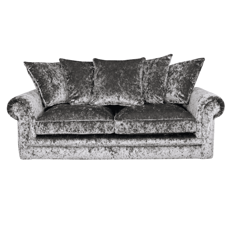 charlotte crushed velvet sofa